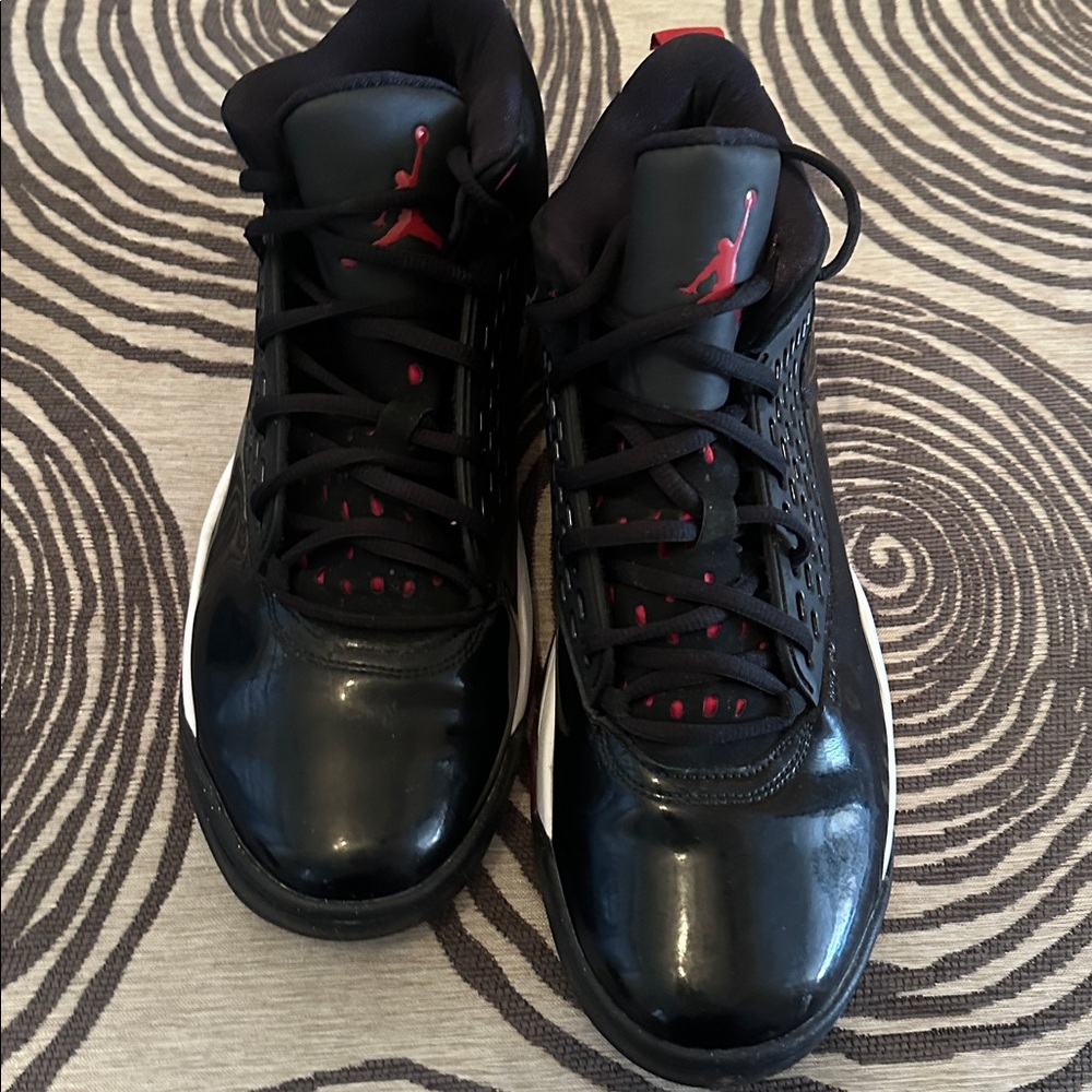 Jordan Black and Red Men's Shoes